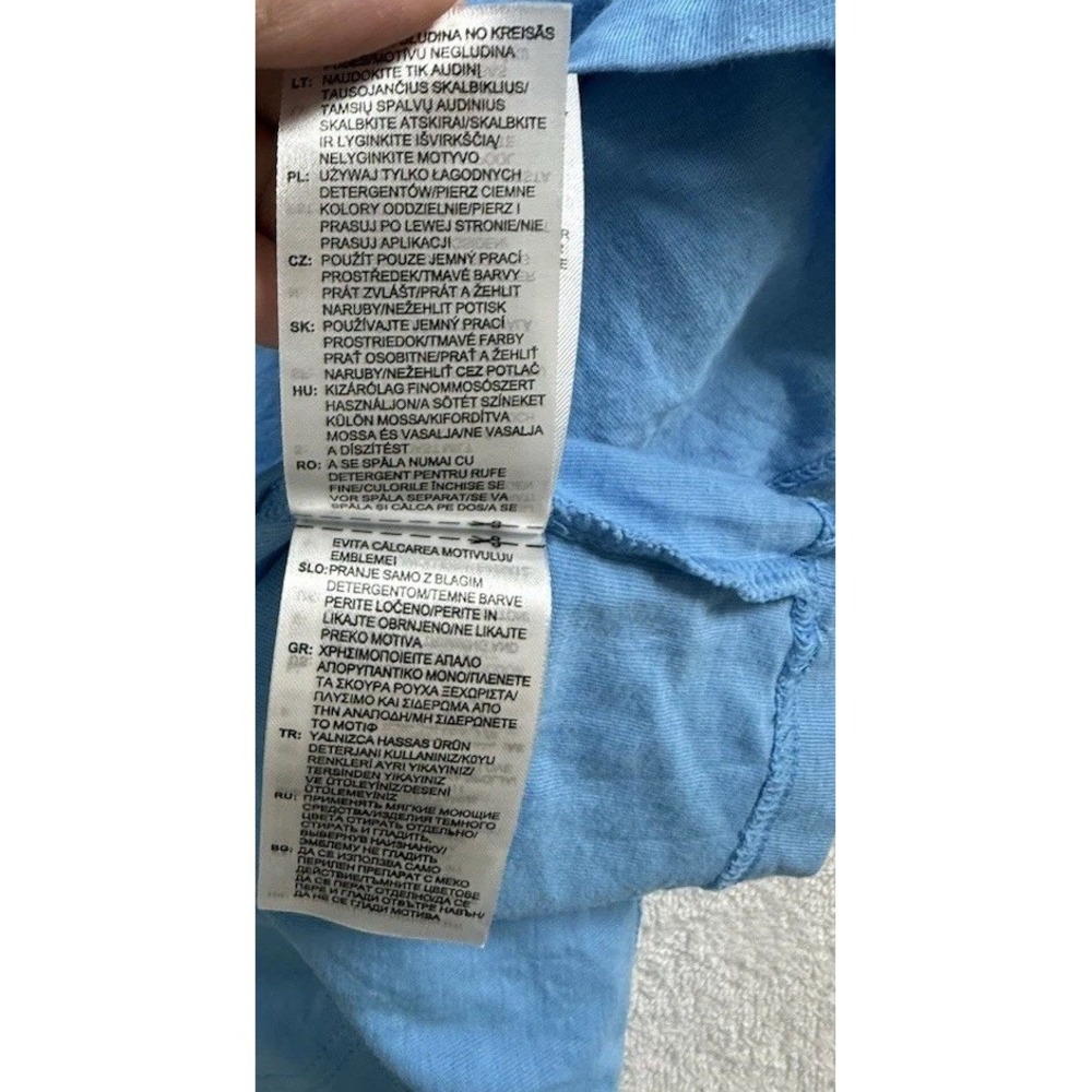 Rare New Adidas Originals Essentials Tee Shirt Blue XL yeezy jordan sb dunk polo - Picture 13 of 13